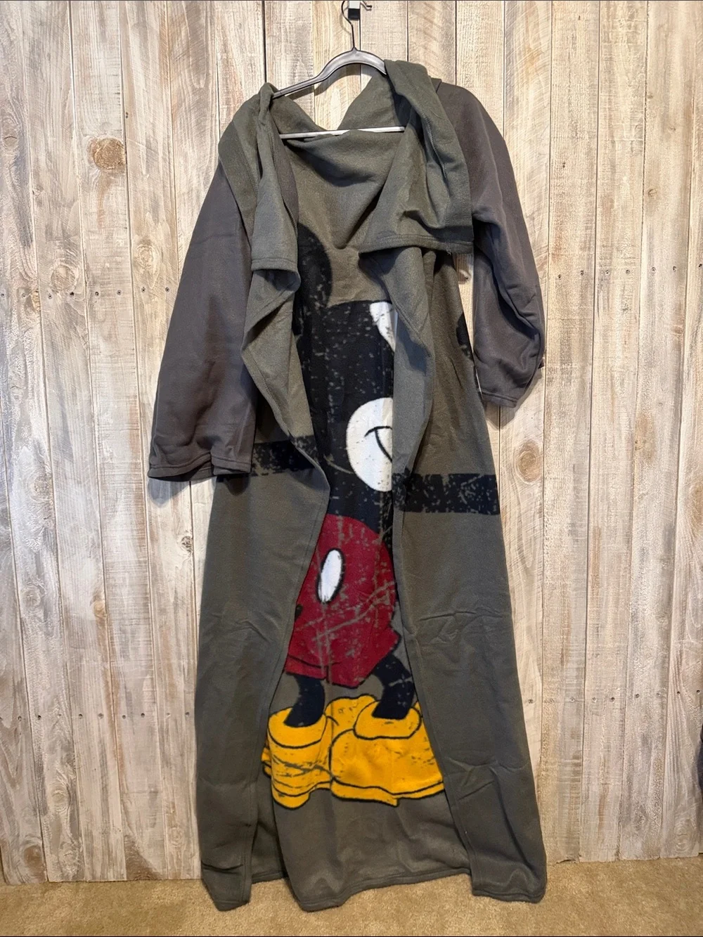 Disney Mickey Mouse Graphic Wearable Blanket With Sleeves